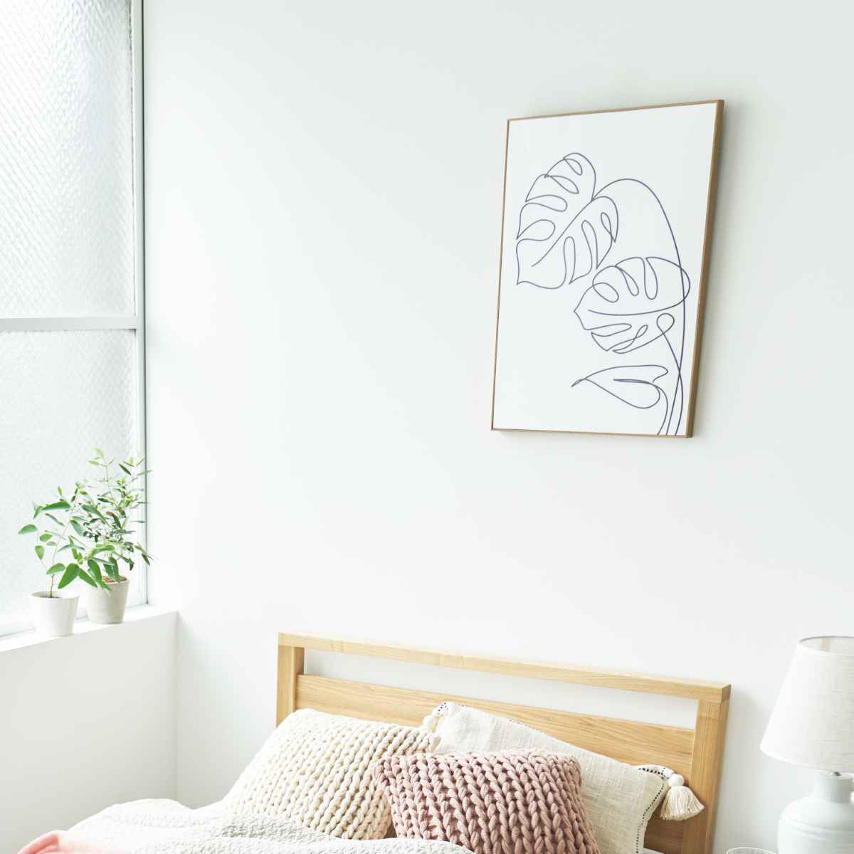 東谷 アートパネル 40×60cm ラインアート 植物 （ 絵画 絵 アート