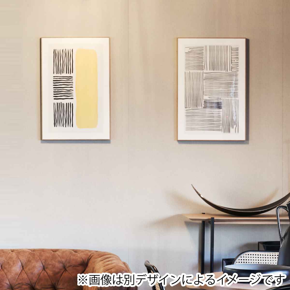 東谷 アートパネル 40×60cm ラインアート 手 （ 絵画 絵 アート