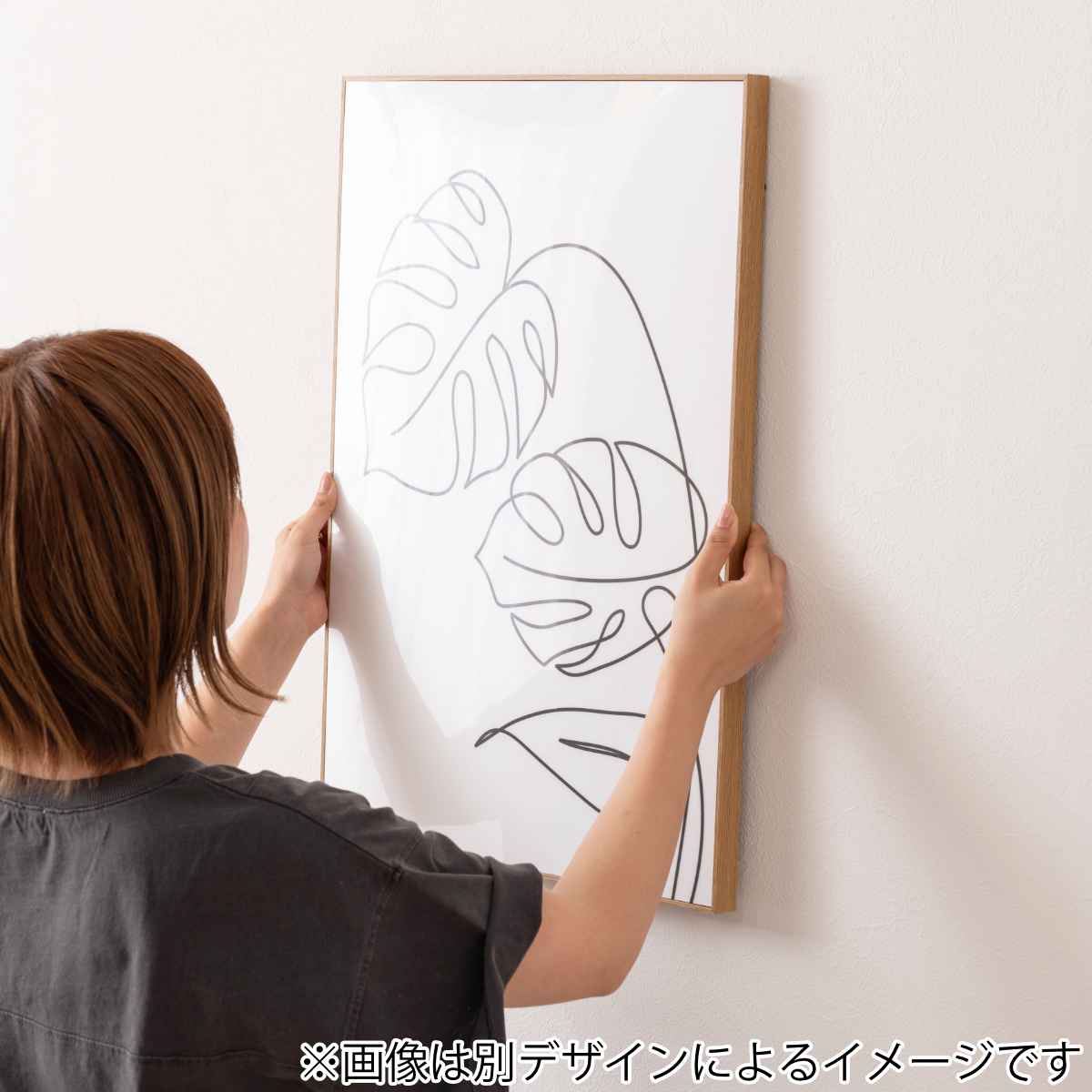 東谷 アートパネル 40×60cm ラインアート 手 （ 絵画 絵 アート