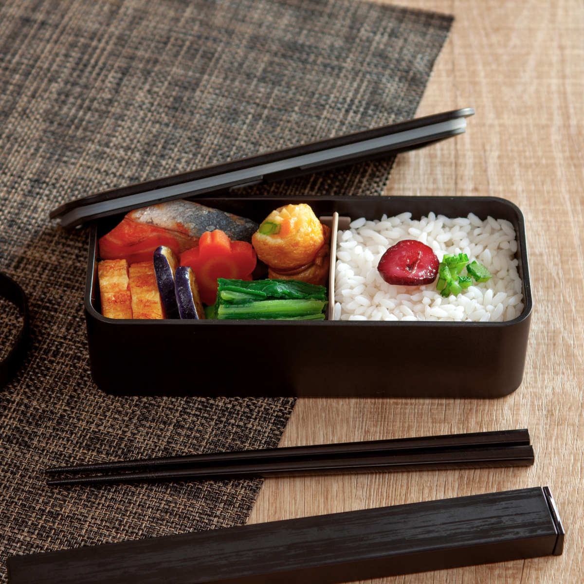 HAKOYA 弁当箱 1段 550ml スリム一段ランチ （ お弁当箱 ランチ