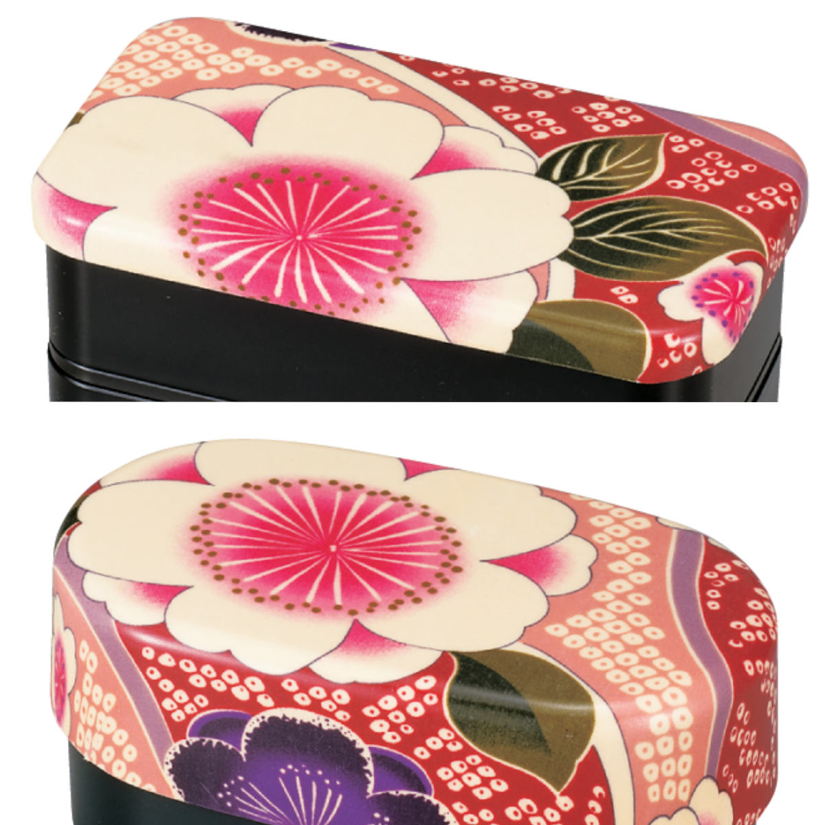 HAKOYA 弁当箱 2段 830ml 布貼小判弁当 桜ピンク （ お弁当箱 ランチ