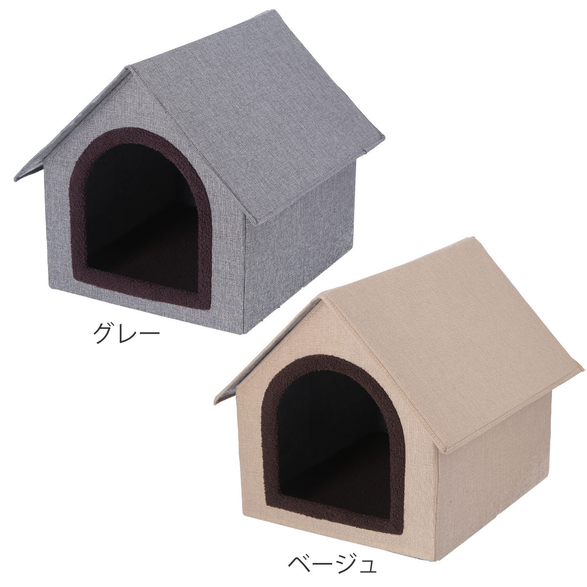 不二貿易（Fuji Boeki） ペットハウス 三角屋根 Lサイズ 幅53×奥行59