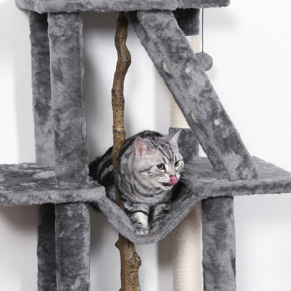 不二貿易（Fuji Boeki） キャットタワー ねこの休ら木 マロン 爪とぎ