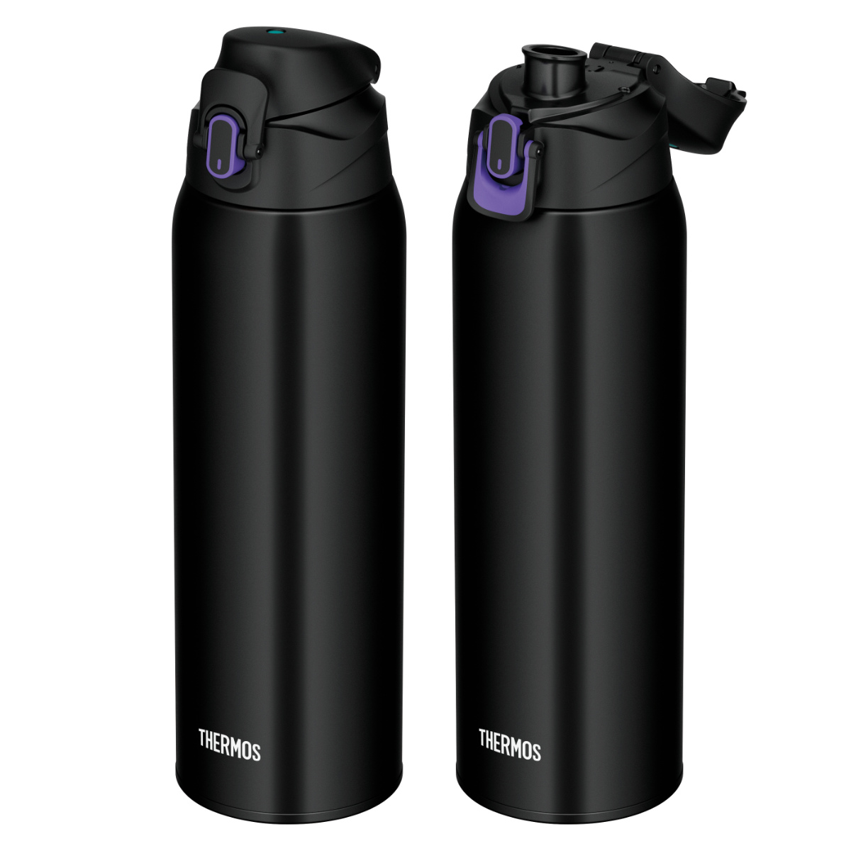 THERMOS HYDRATION ブラック水筒 使用中 THERMOS（サーモス） 水筒 1.5L 真空断熱スポーツボトル （ THERMOS 直