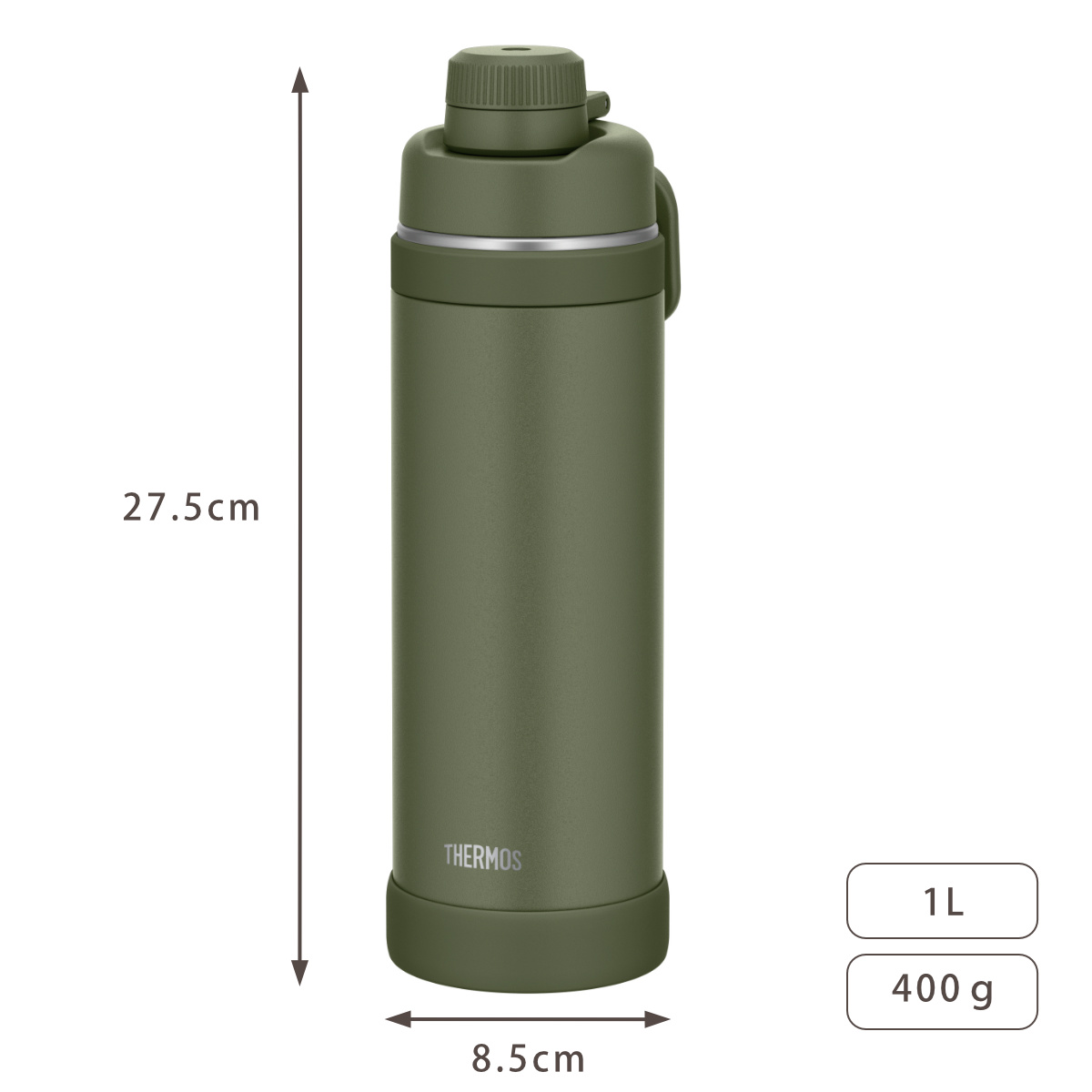 THERMOS（サーモス） 水筒 1L 真空断熱スポーツボトル 保冷専用