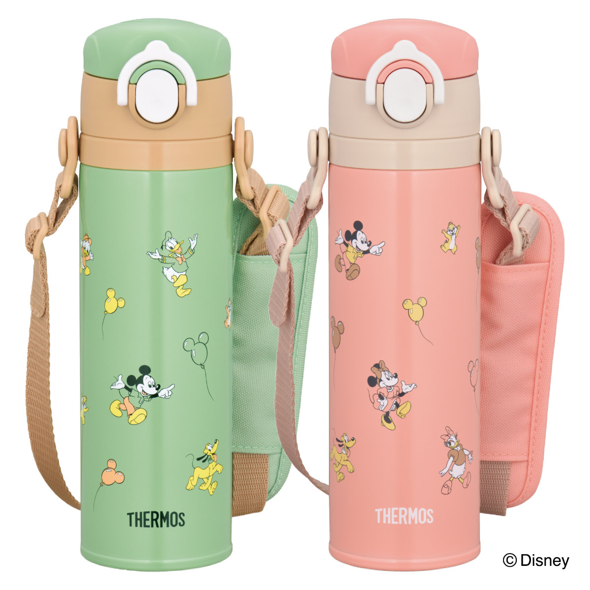 サーモス 水筒 500ml 真空断熱キッズケータイマグ （ THERMOS 保温 保冷 ミッキー ミニー ワンタッチ 直飲み スポーツドリンク対応  子供 ディズニー ）