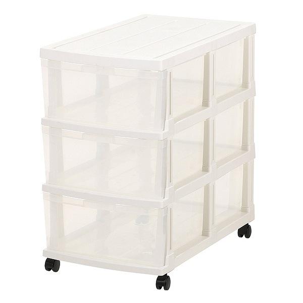 3段収納　押入収納 JEJアステージ 収納ケース 3段 エミング ロングストッカー 押入れ