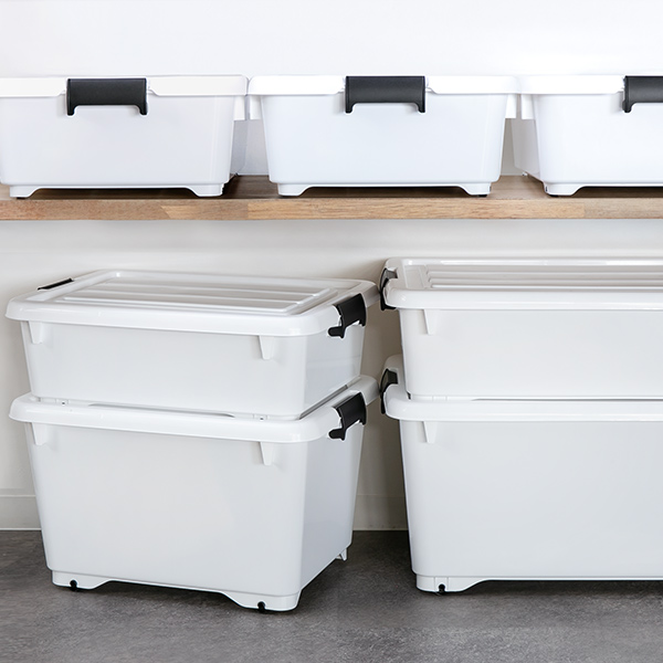 衣装ケース クローゼット収納 コロ付き 幅38.5×奥行50×高さ30cm 深型