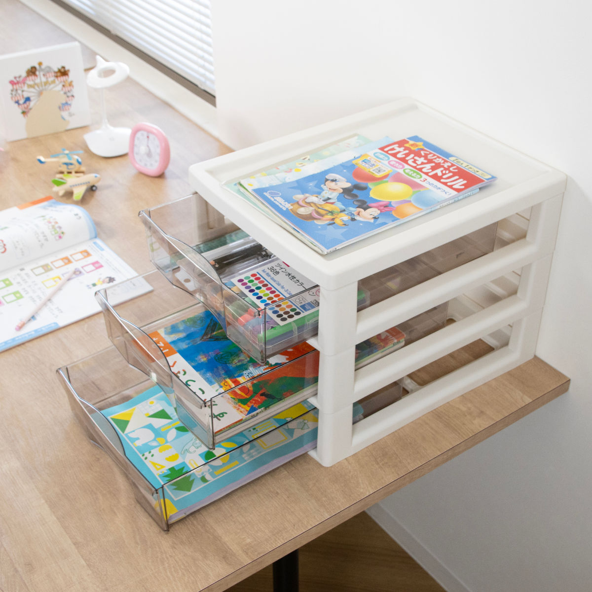 JEJアステージ レターケース AP A4対応 深型 3段 アプロス 幅27×奥行