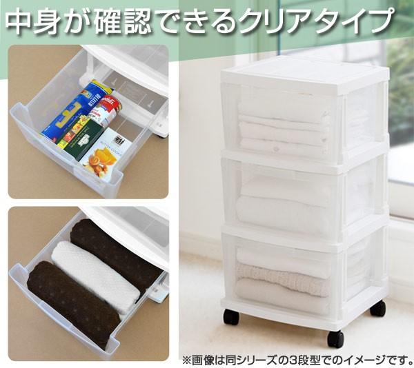 JEJアステージ クローゼット収納ケース 深型ストッカー 1段