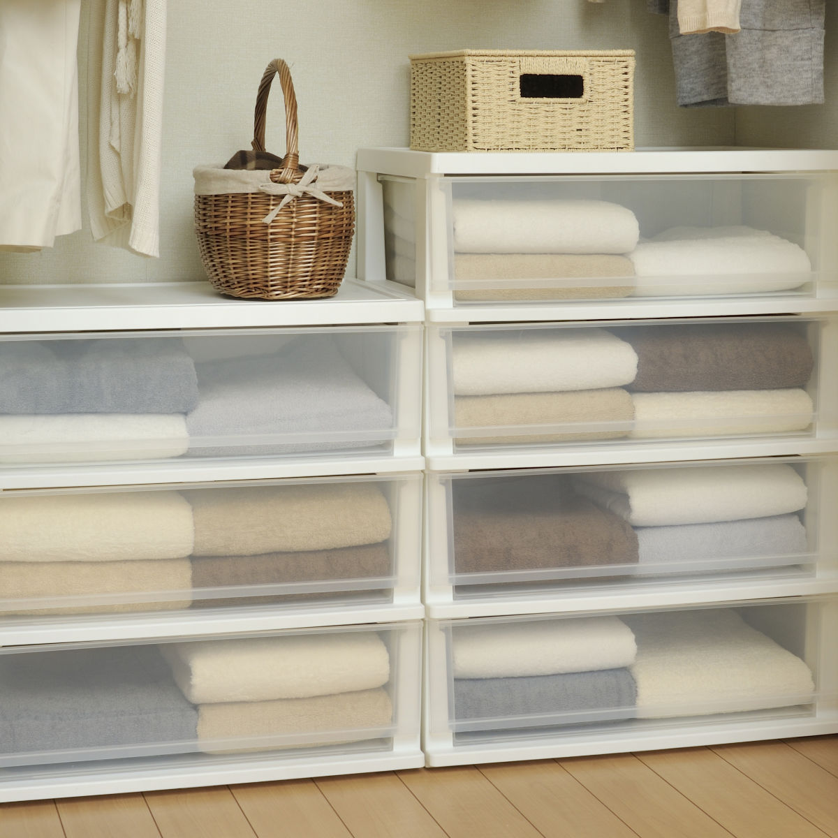 クローゼットチェスト シンプルチェスト 3段 （ チェスト 幅55×奥行40