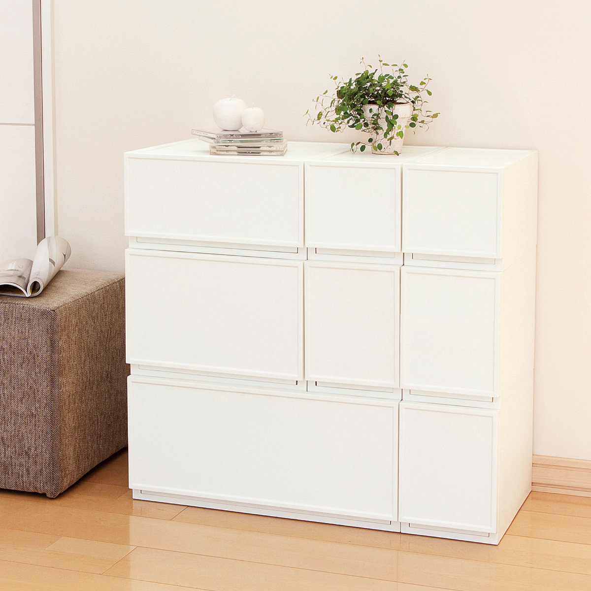 JEJアステージ 収納ケース チェスト ファボーレヌーヴォ L240 4個