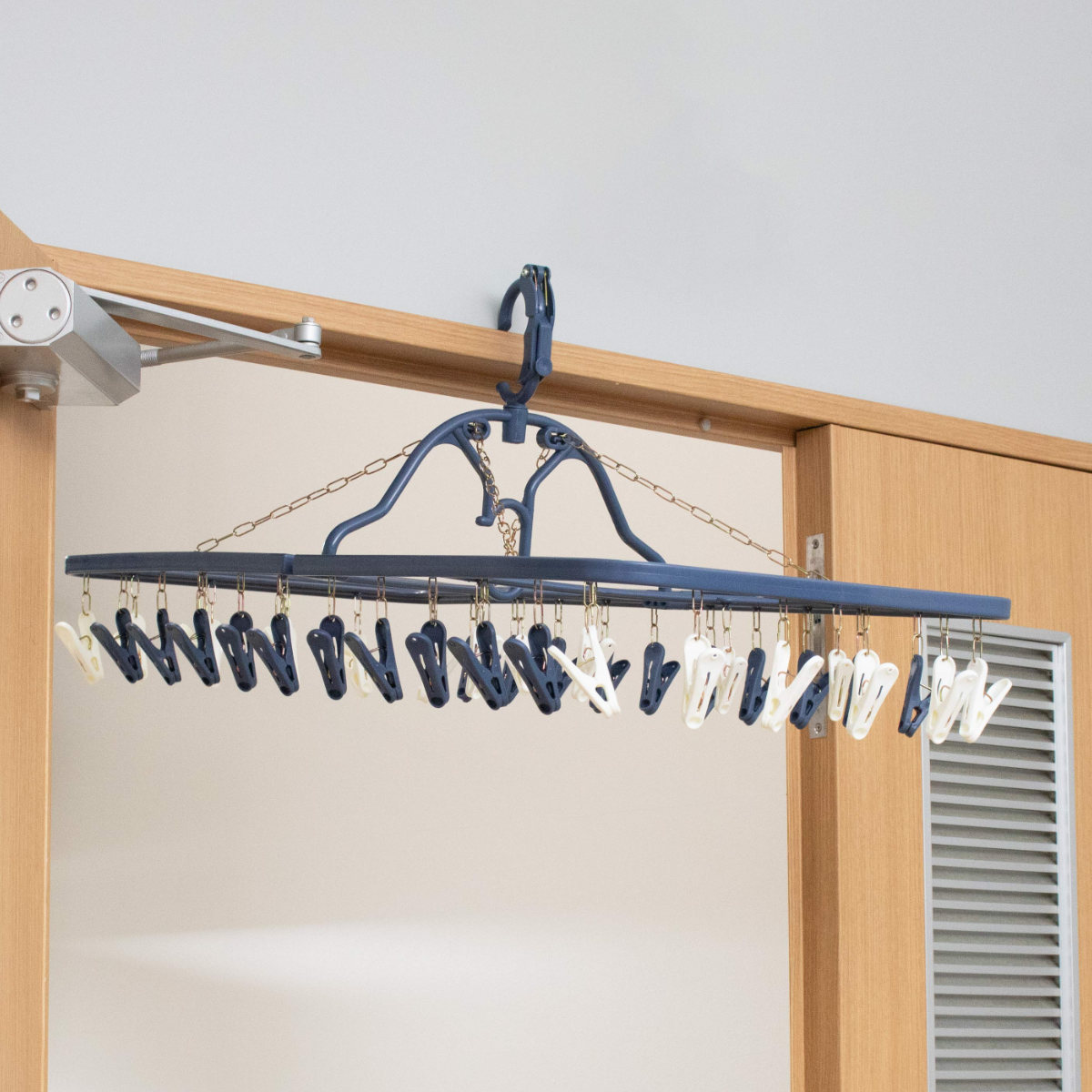 洗濯ハンガー 角ハンガー 40ピンチ 干し分け neo （ 洗濯 ハンガー