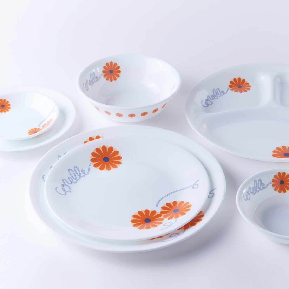 パール金属 食器 5点セット CORELLE コレール オレンジマーガレット