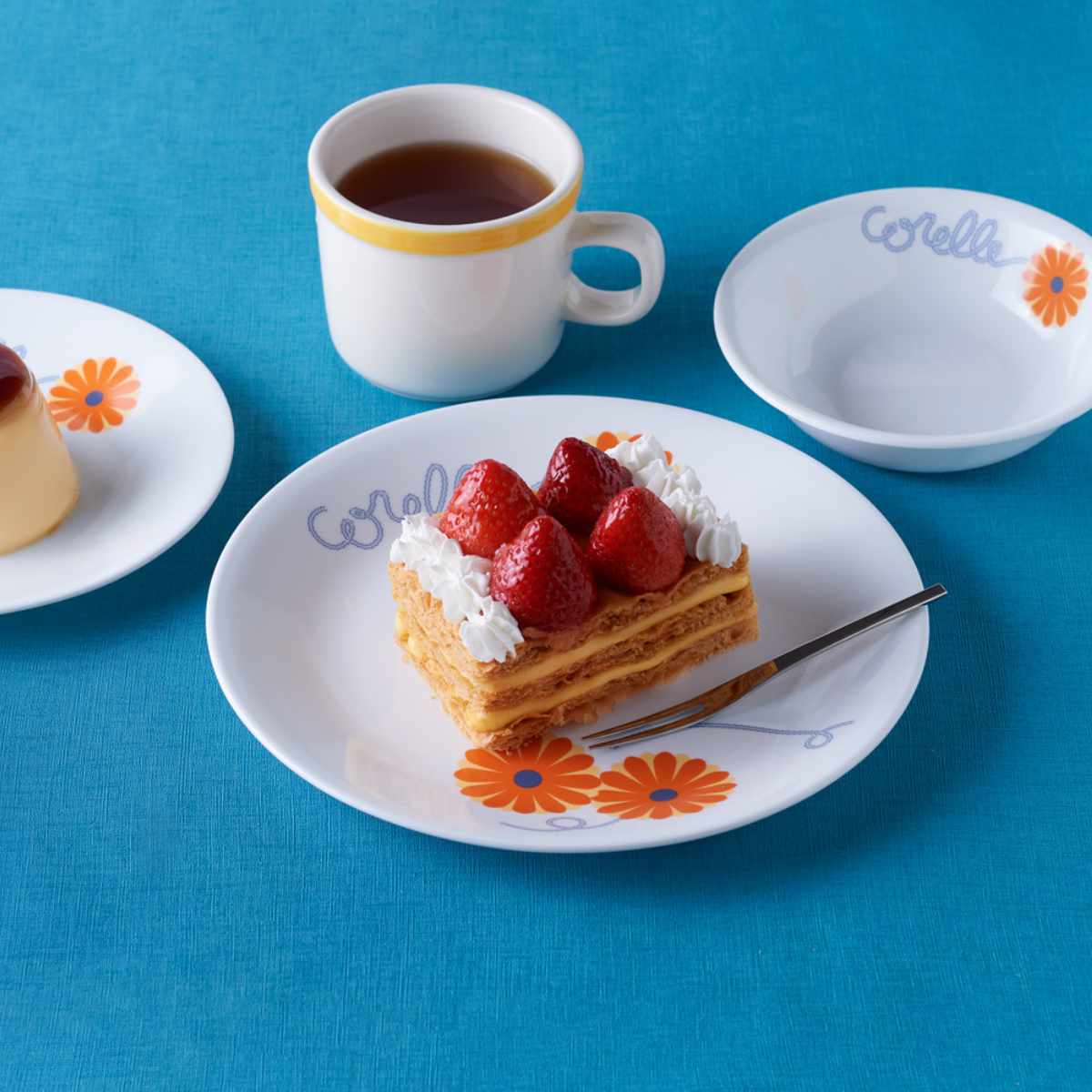 パール金属 食器 5点セット CORELLE コレール オレンジマーガレット
