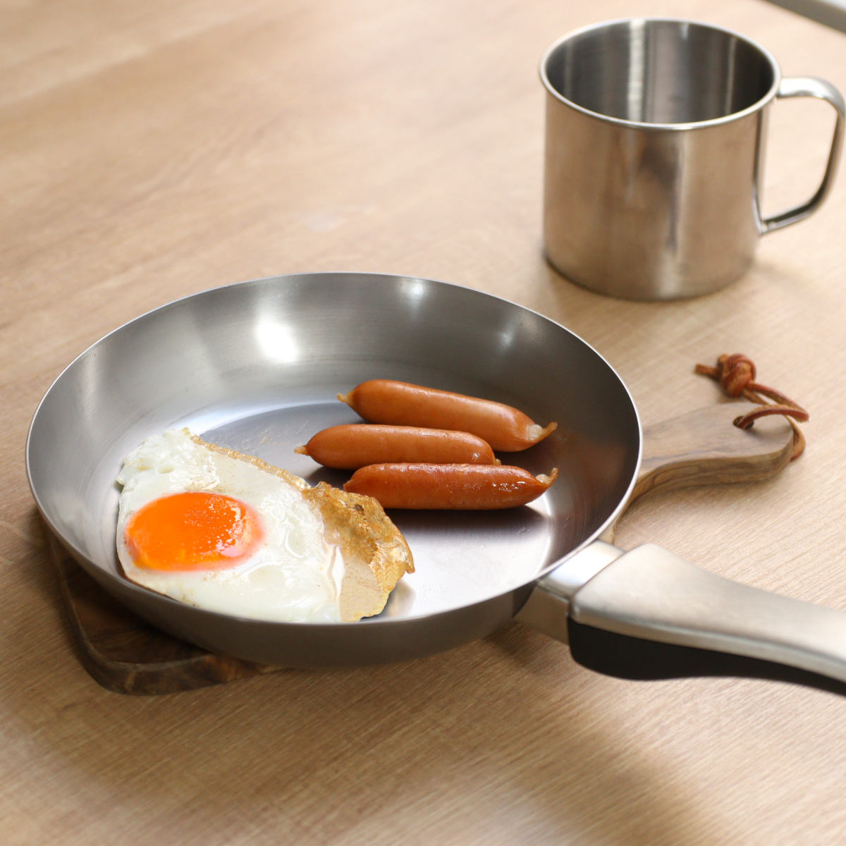 鉄フライパン 2点セット 20cm 26cm IH対応 「F.」 藤田金属×近畿大学