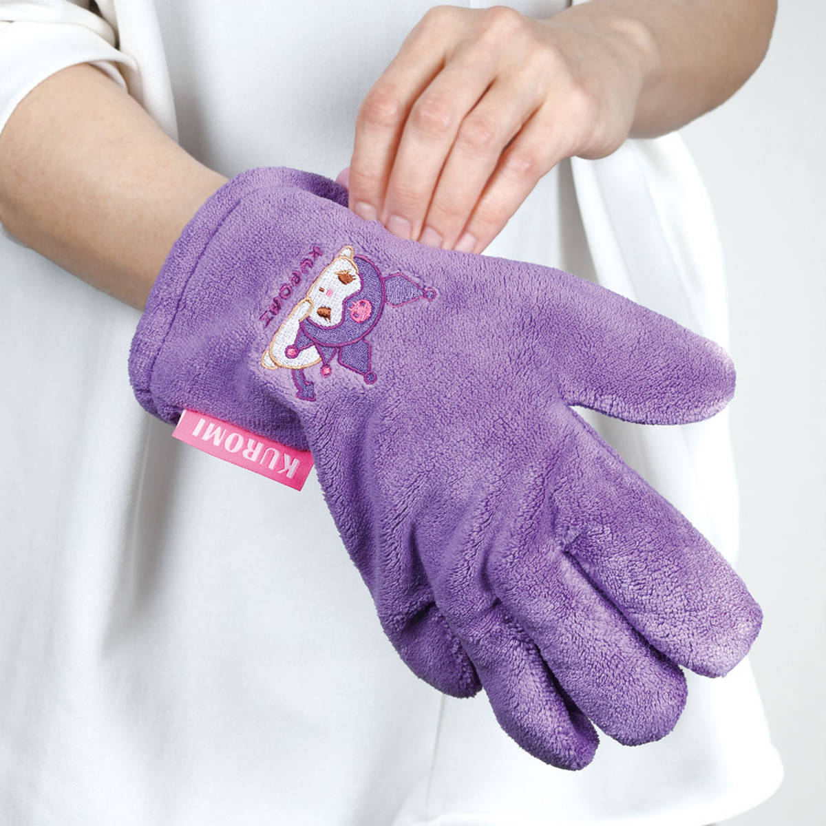 スケーター ヘアドライ手袋 クロミふにゅまる クロミ ヘアドライ