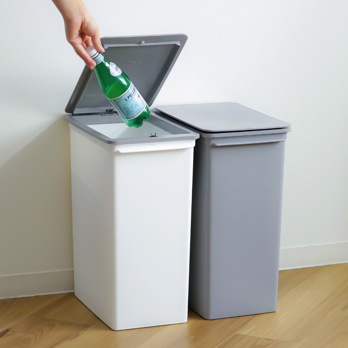 Like-it（ライクイット） ゴミ箱 25L プッシュオープン ふた付き