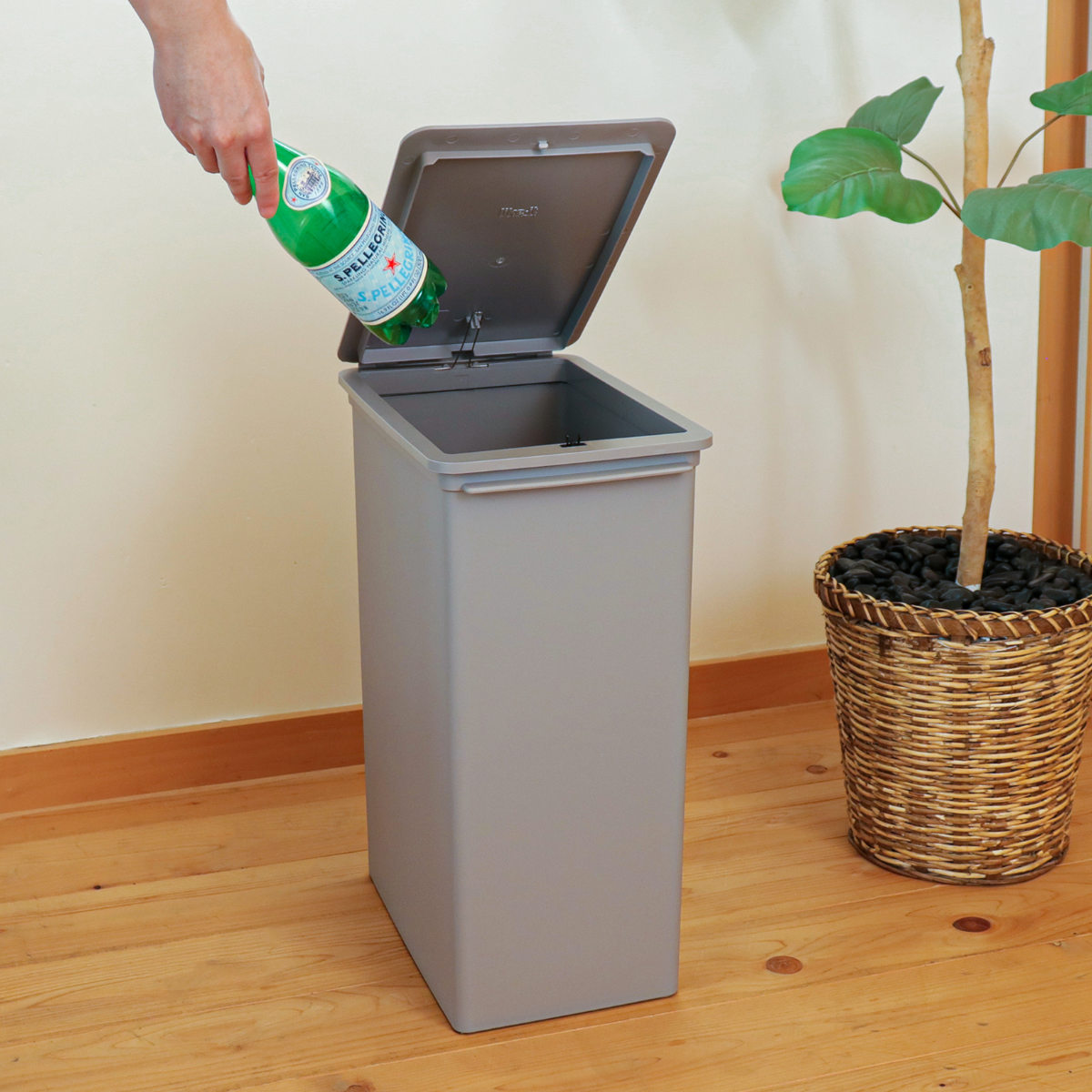 Like-it（ライクイット） ゴミ箱 25L プッシュオープン ふた付き