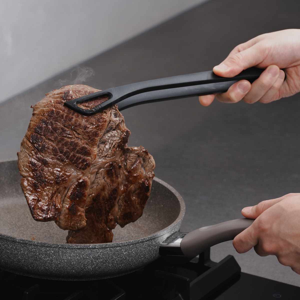 サンクラフト（SUNCRAFT） 揚げ物トング ナイロン製 食洗機対応 グラス