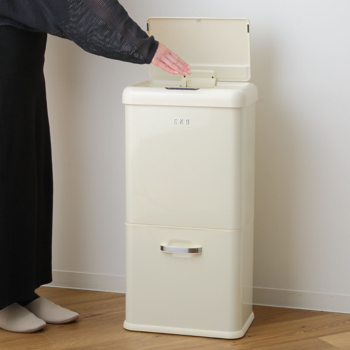 EKO（イーケーオー） ゴミ箱 50L 2段 モダンヴィンテージ センサービン