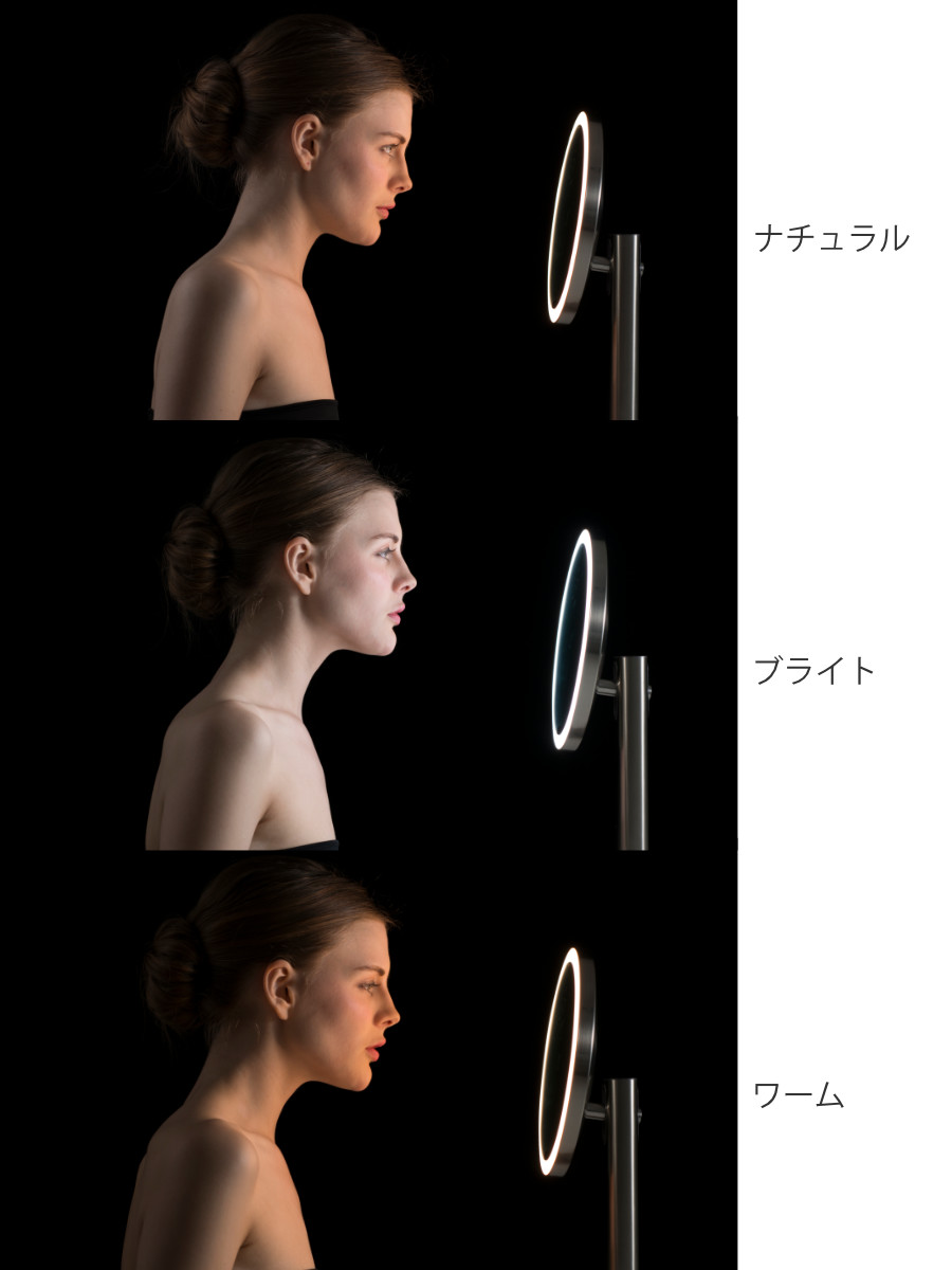 EKO（イーケーオー） 卓上ミラー イミラプロ 両面センサーミラー