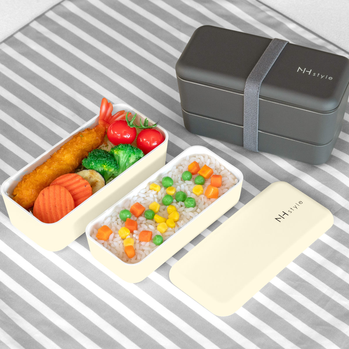 正和 弁当箱 2段 730ml NH style長角ネストランチ （ お弁当箱 ランチ