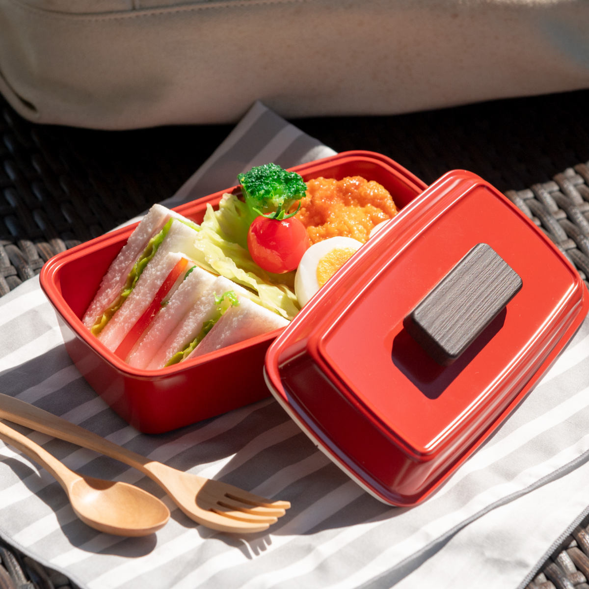 正和 弁当箱 1段 580ml piatto 長角ピアットランチ （ お弁当箱 ランチ