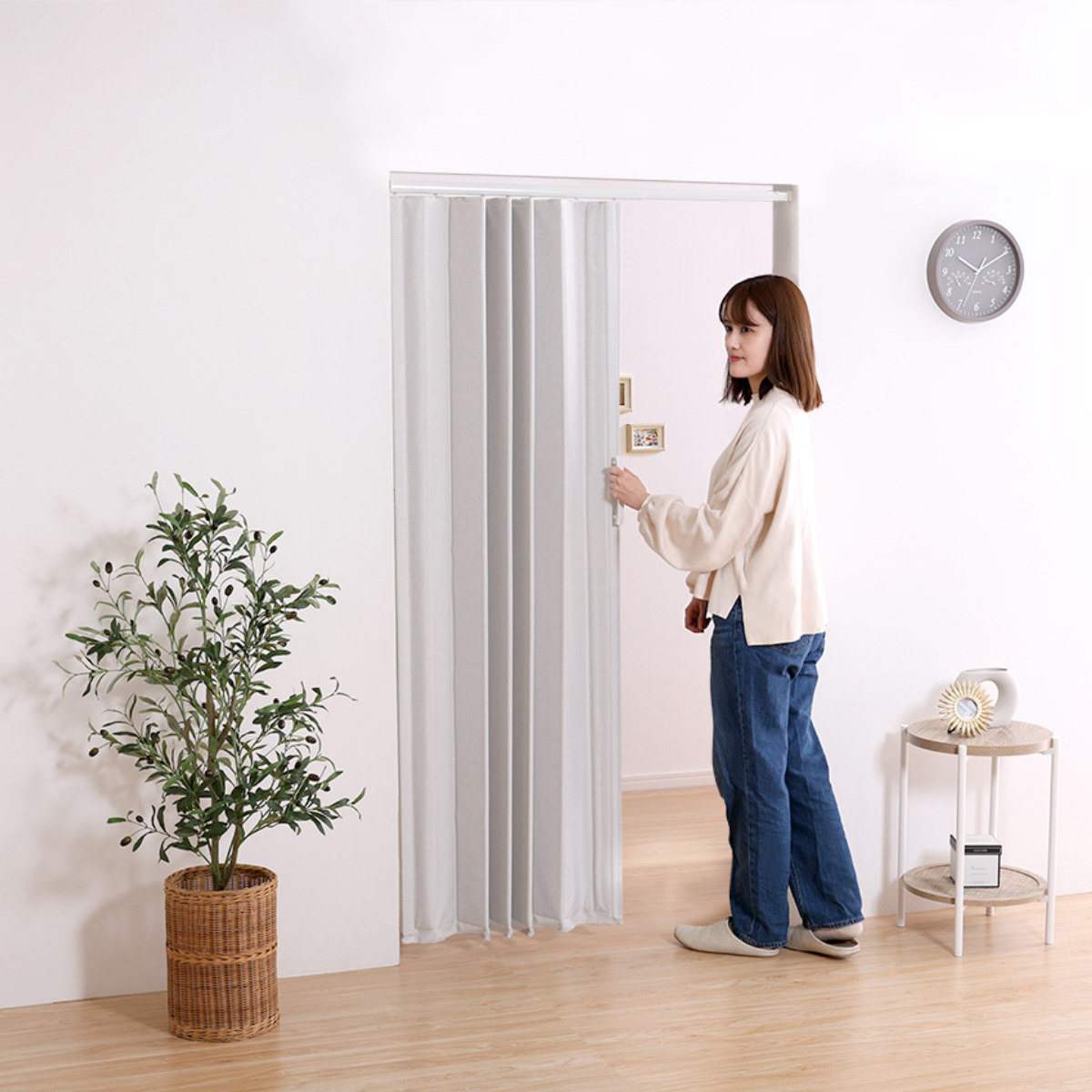 ホームテイスト（HOME taste） つっぱり ファブリック アコーディオン