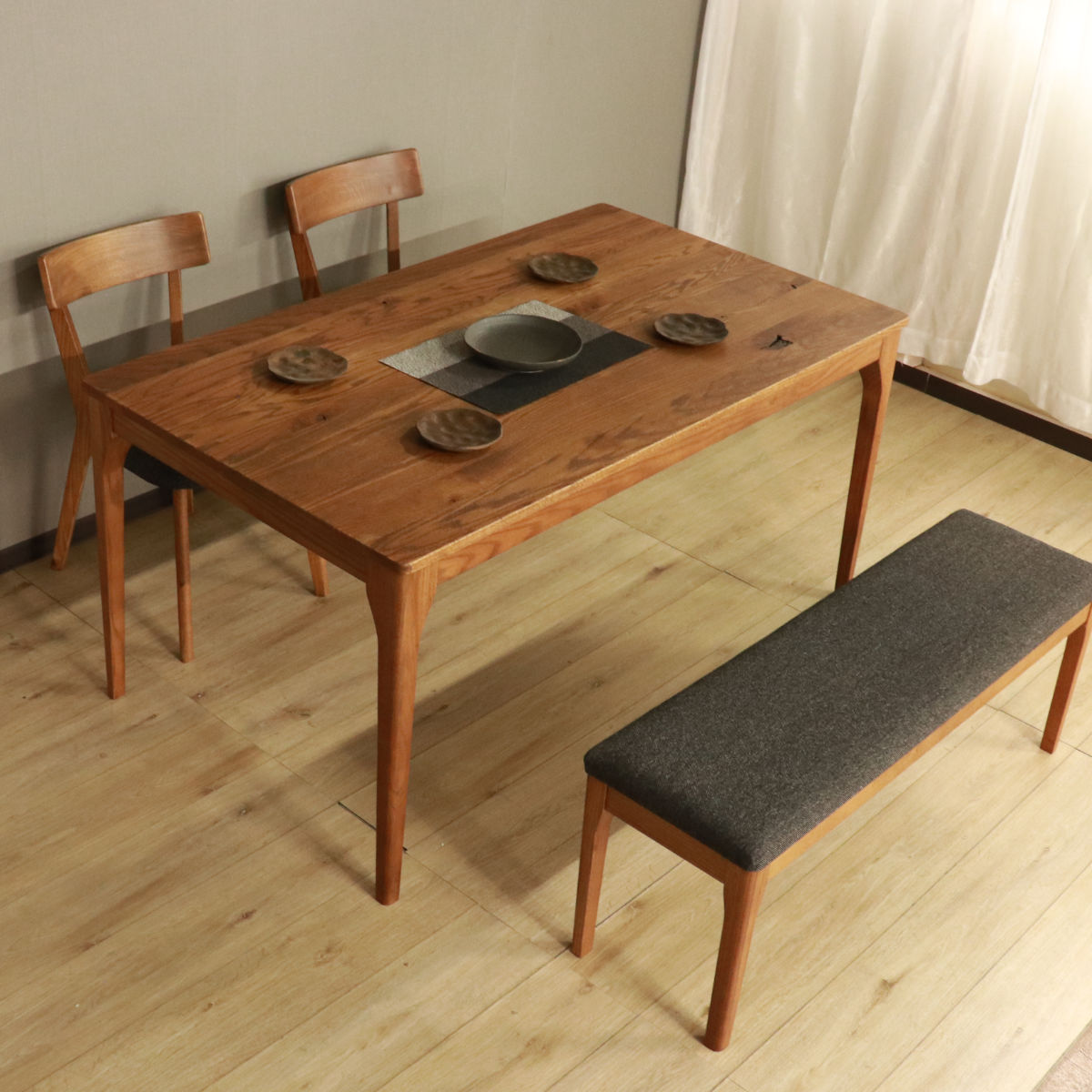 ダイニングテーブル 幅150cm メーベル （ 4人掛け オーク レッドオーク