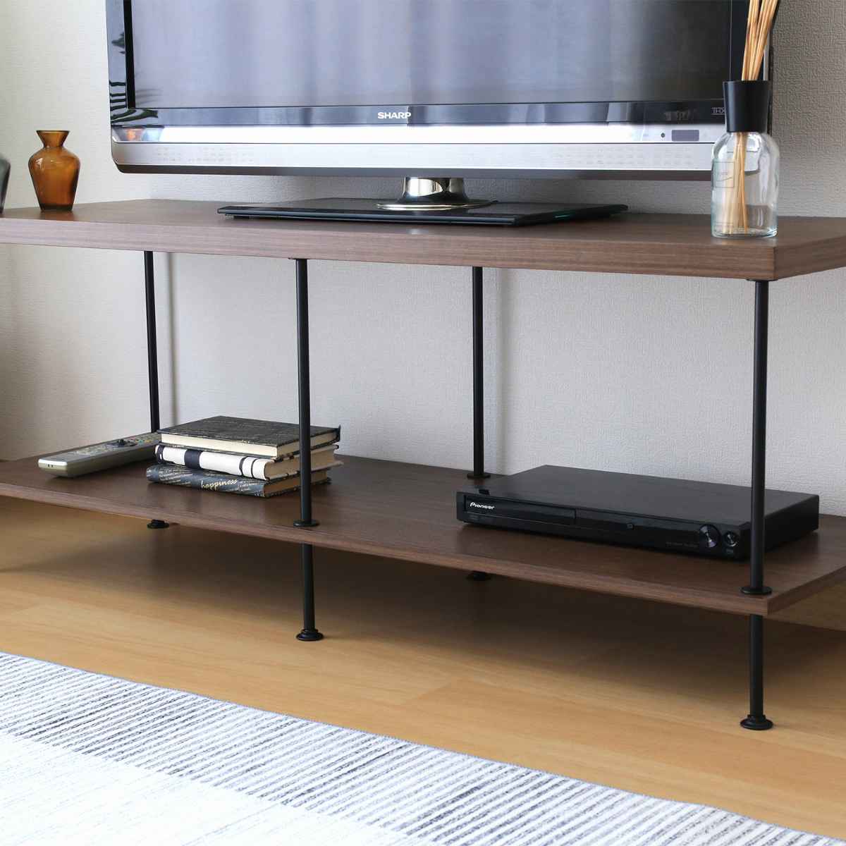 不二貿易（Fuji Boeki） EZBO テレビ台 幅120cm 42型対応 工具不要