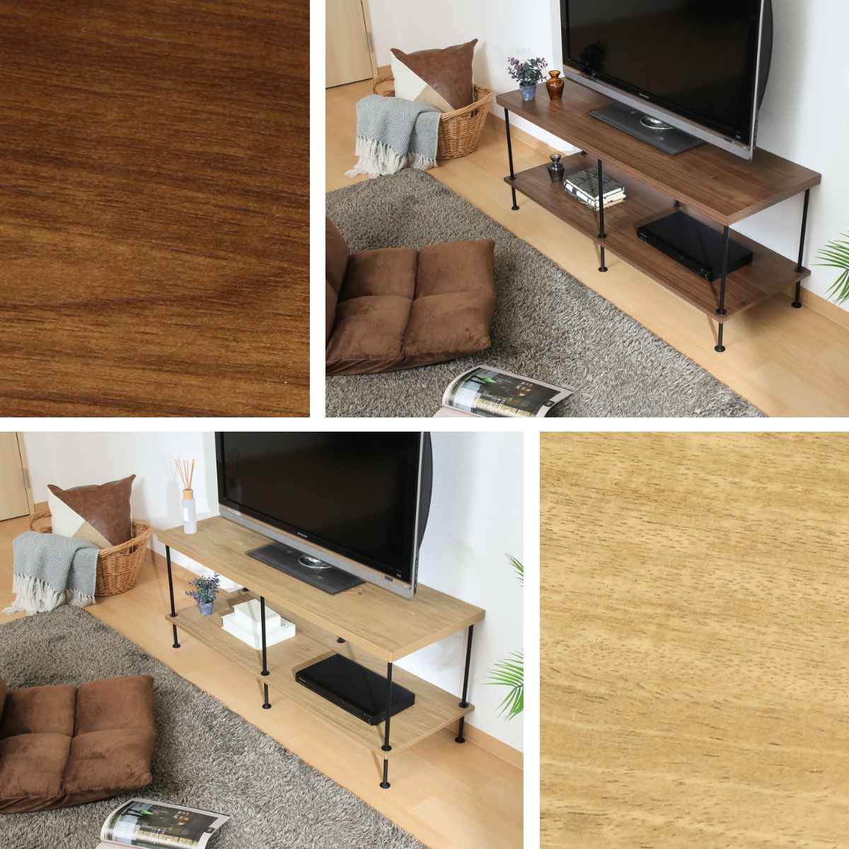 不二貿易（Fuji Boeki） EZBO テレビ台 幅120cm 42型対応 工具不要