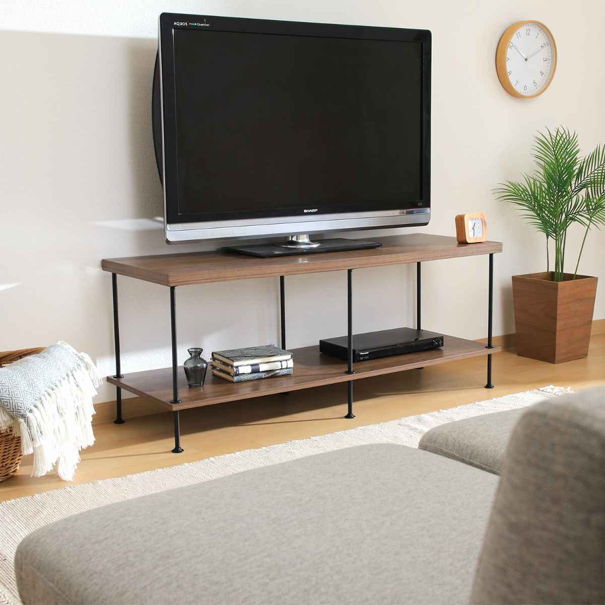 不二貿易（Fuji Boeki） EZBO テレビ台 幅120cm 42型対応 工具不要