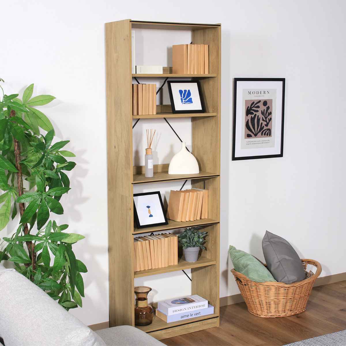 不二貿易（Fuji Boeki） EZBO オープンラック 幅60cm 6段 可動棚 工具