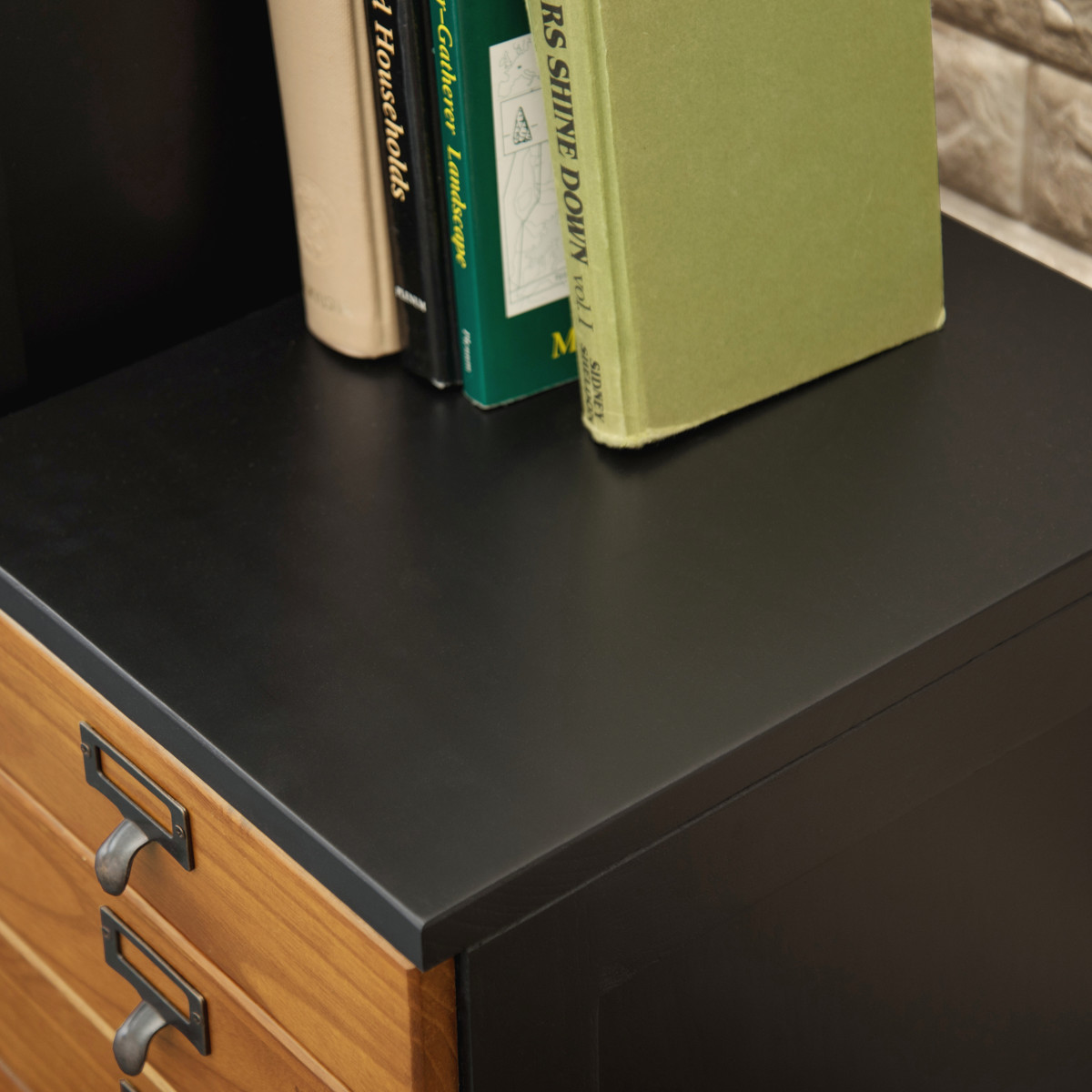 HAGiHARA（萩原） チェスト 幅33cm 9段 キャスター付 桐 天然木