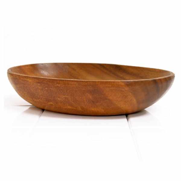 アカシア ボウル 22cm オーバル 木製 （ 木製ボウル サラダボウル 中鉢