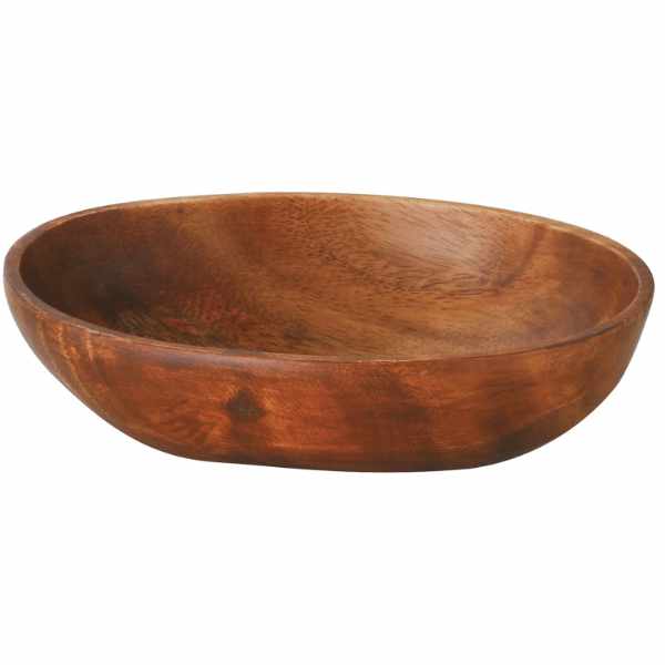 アカシア ボウル 22cm オーバル 木製 （ 木製ボウル サラダボウル 中鉢