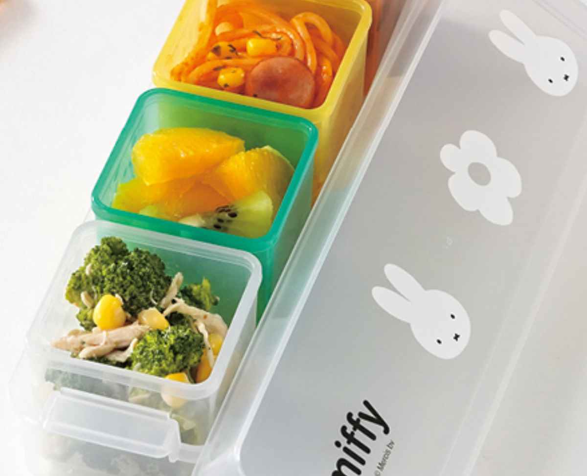 タマハシ 保存容器 100ml×4個入 ミッフィー キューブストッカー