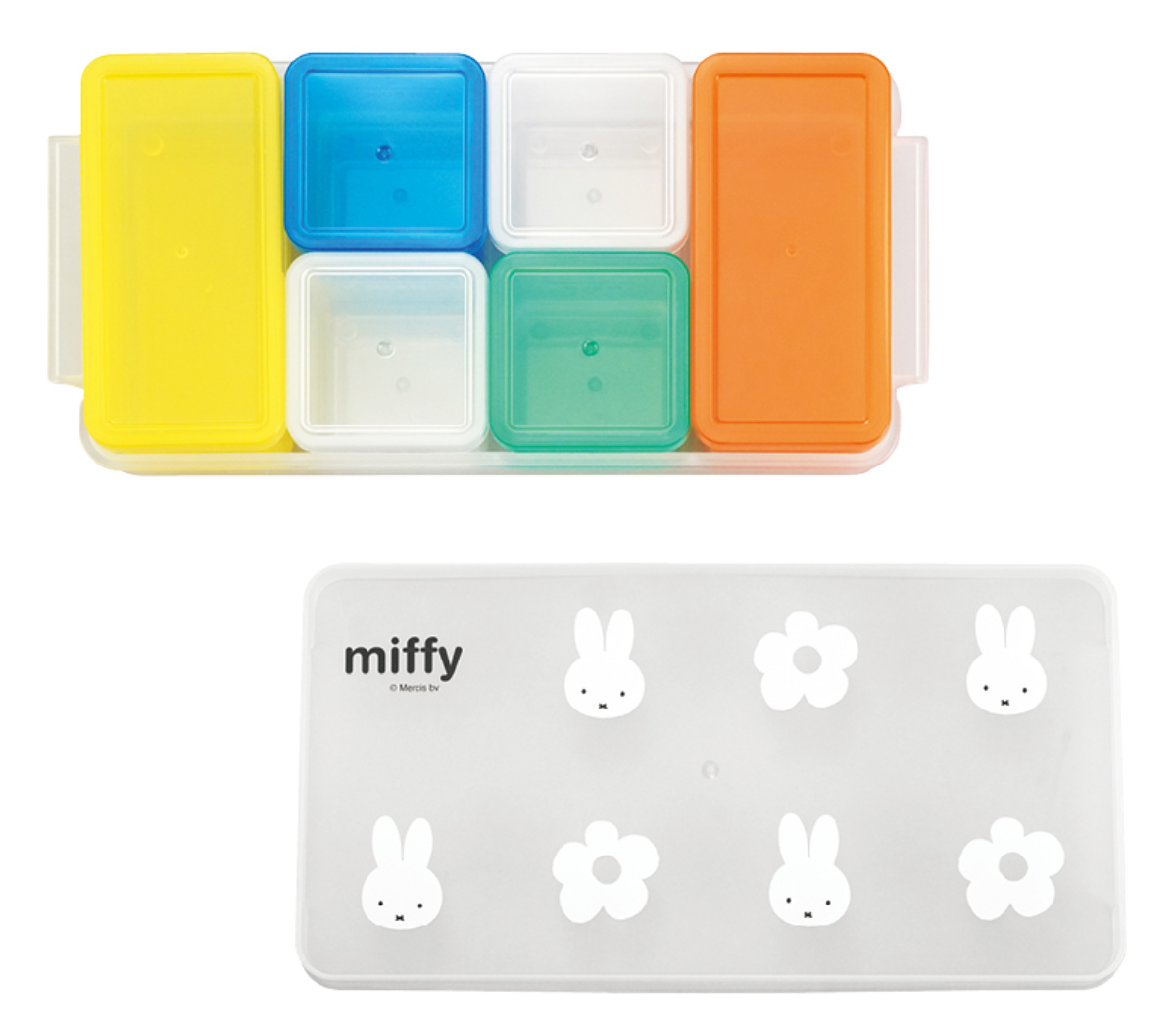 タマハシ 保存容器 100ml×4個入 200ml×2個入 ミッフィー キューブ