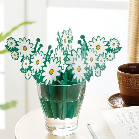 パーソナル加湿器 自然気化式 どこでもモイスチャー マーガレット （ 加湿器 紙 ペーパー加湿器 卓上 ミニ 簡易加湿器 ）