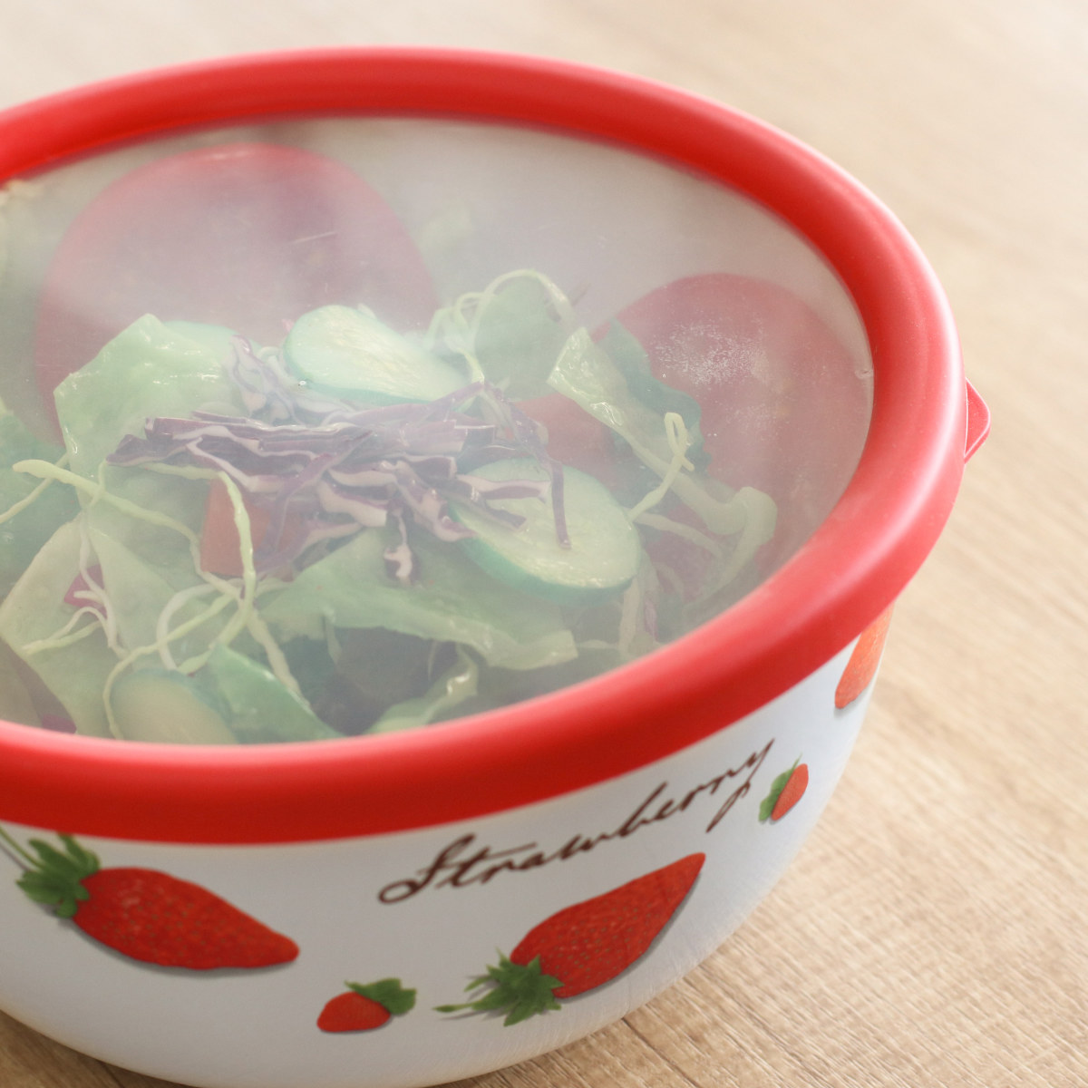 ミキシングボウル 14cm ストロベリーシリーズ 富士ホーロー （ Honey