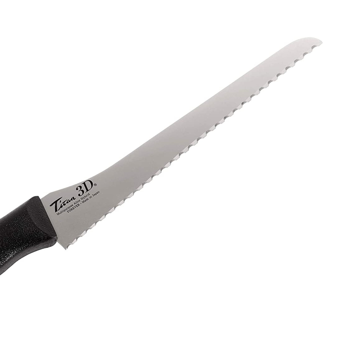 ファンタ　　　正花　鱧切包丁　刃渡り21.5cm パン切り包丁 刃渡り21cm 銀チタン パン切りナイフ 3D包丁 （ ブレッド