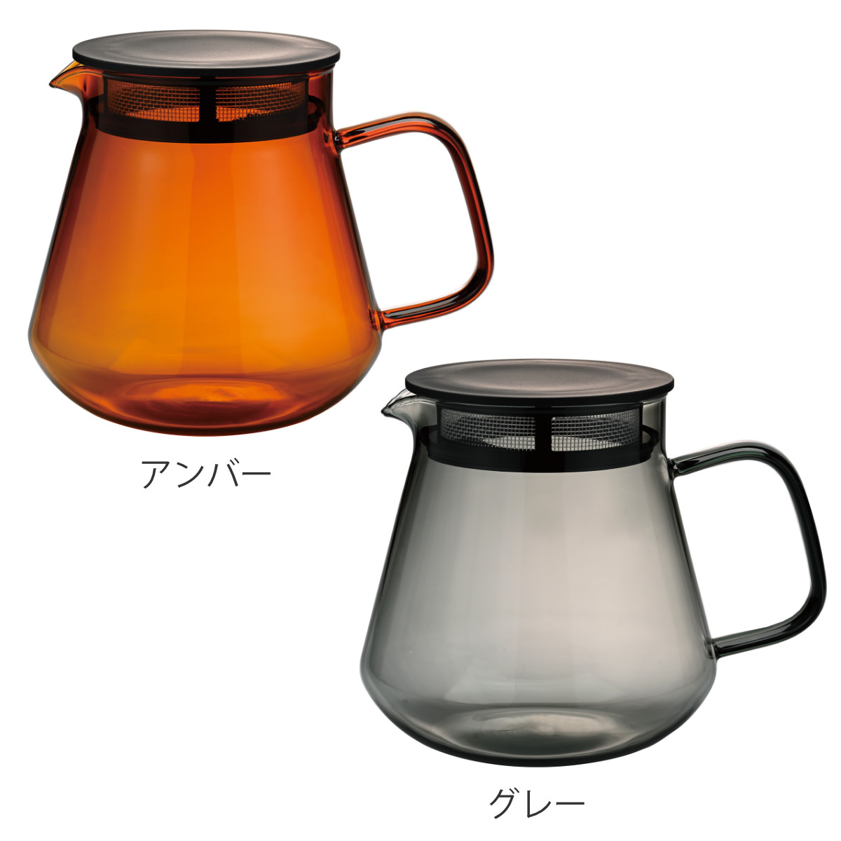 HARIO �n���I �e�B�[&�R�[�q�[�T�[�o�[ 600ml HARIO COLORS �ϔM�K���X �i �d�q�����W�Ή� �e�B�[�T�[�o�[ �R�[�q�[�T�[�o�[ �e�B�[�|�b�g �j �֘A�摜2