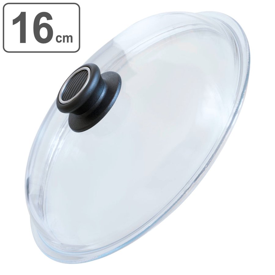 バイオタン ドーム型ガラス蓋 16cm ガストロラックス （ フライパン