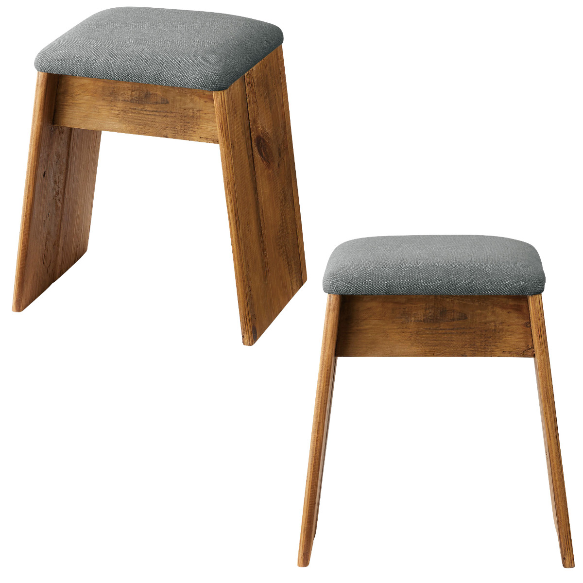 東谷 スツール 木製 座面高45cm （ 玄関 リビング 腰掛け 椅子 サイド