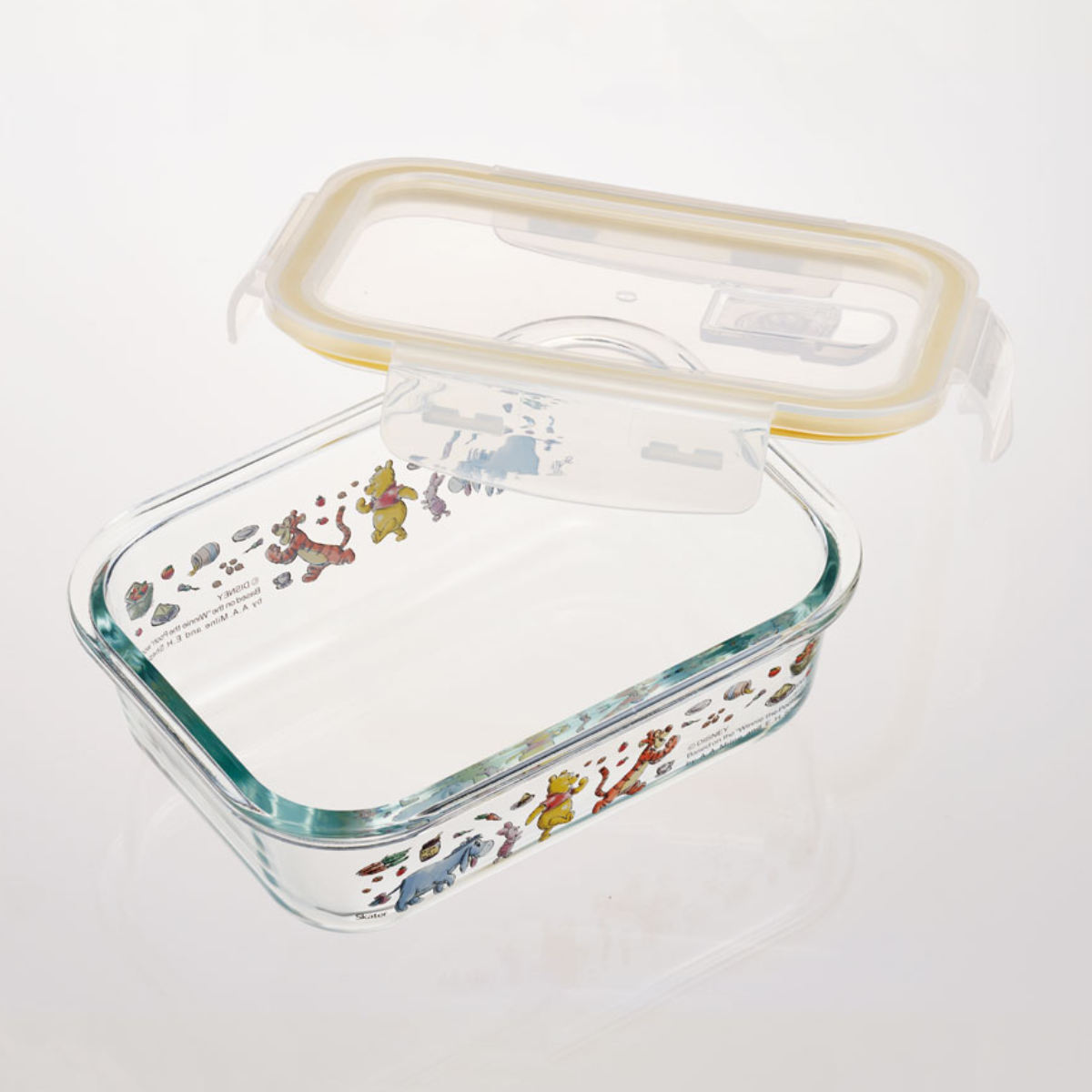 スケーター 保存容器 650ml ガラス保存容器 M くまのプーさん