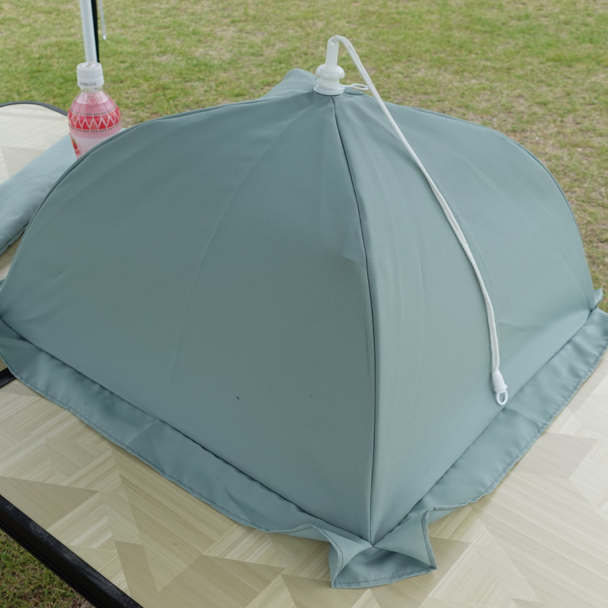 食卓カバー キャンプ用フードカバー 袋付き 50×50cm （ 蝿帳 キッチン