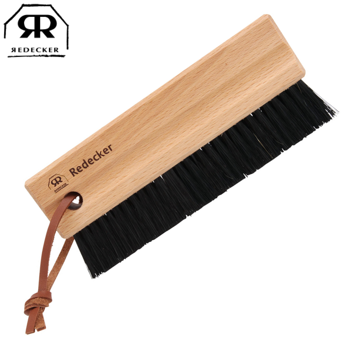 Redecker レデッカー 網戸ブラシ 15cm （ 網戸 汚れ取り ブラシ 窓掃除 掃除ブラシ 豚毛 かため 木製 ドイツ製 おしゃれ ）