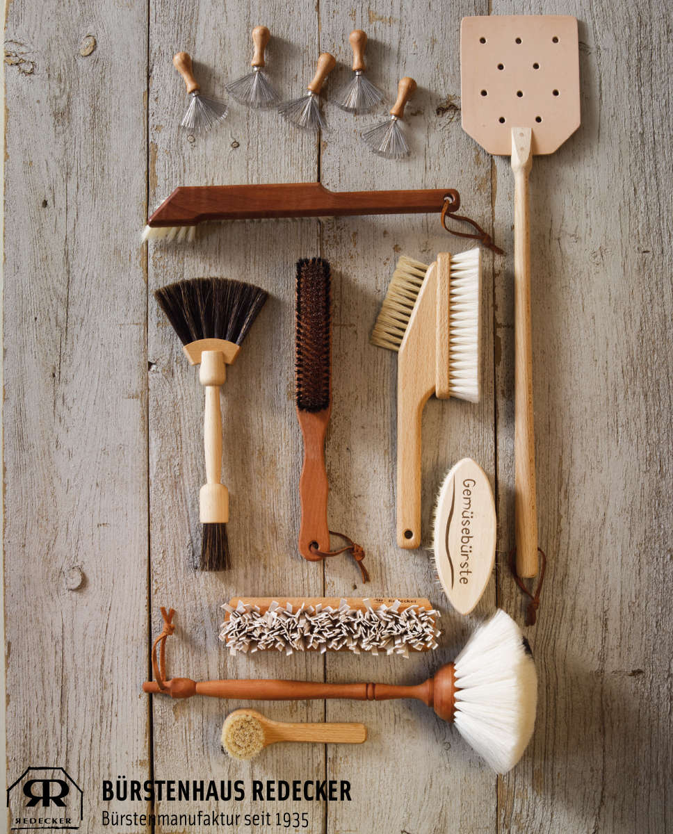 REDECKER（レデッカー） ほこり取り 優しく掃除ブラシ 19cm 山羊毛