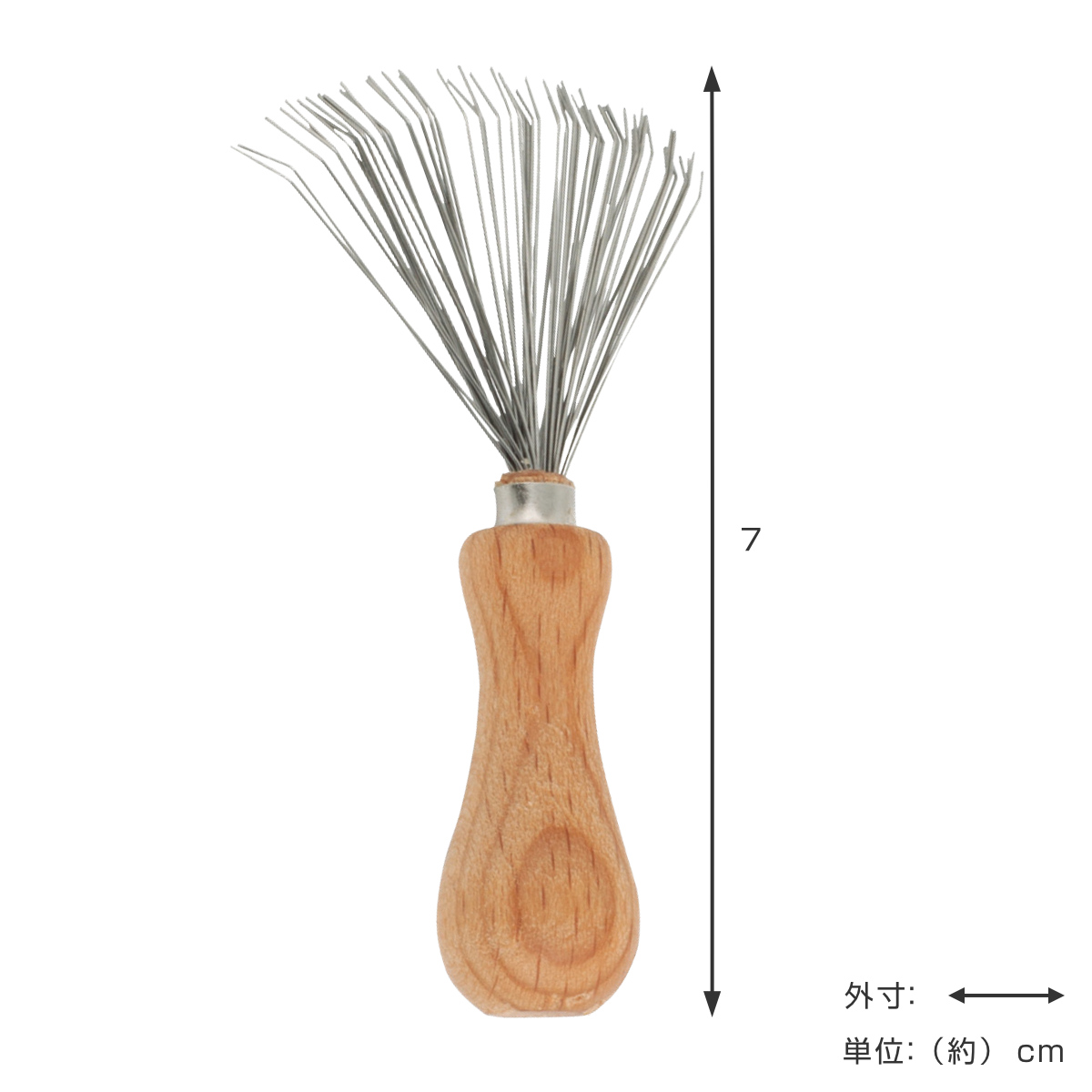 毛とり REDECKER（レデッカー） 毛取り ブラシクリーナー 7cm （ ヘアブラシ